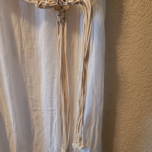 Alyx White Maxi Skirt with Braided Belt - Picture 4 of 5